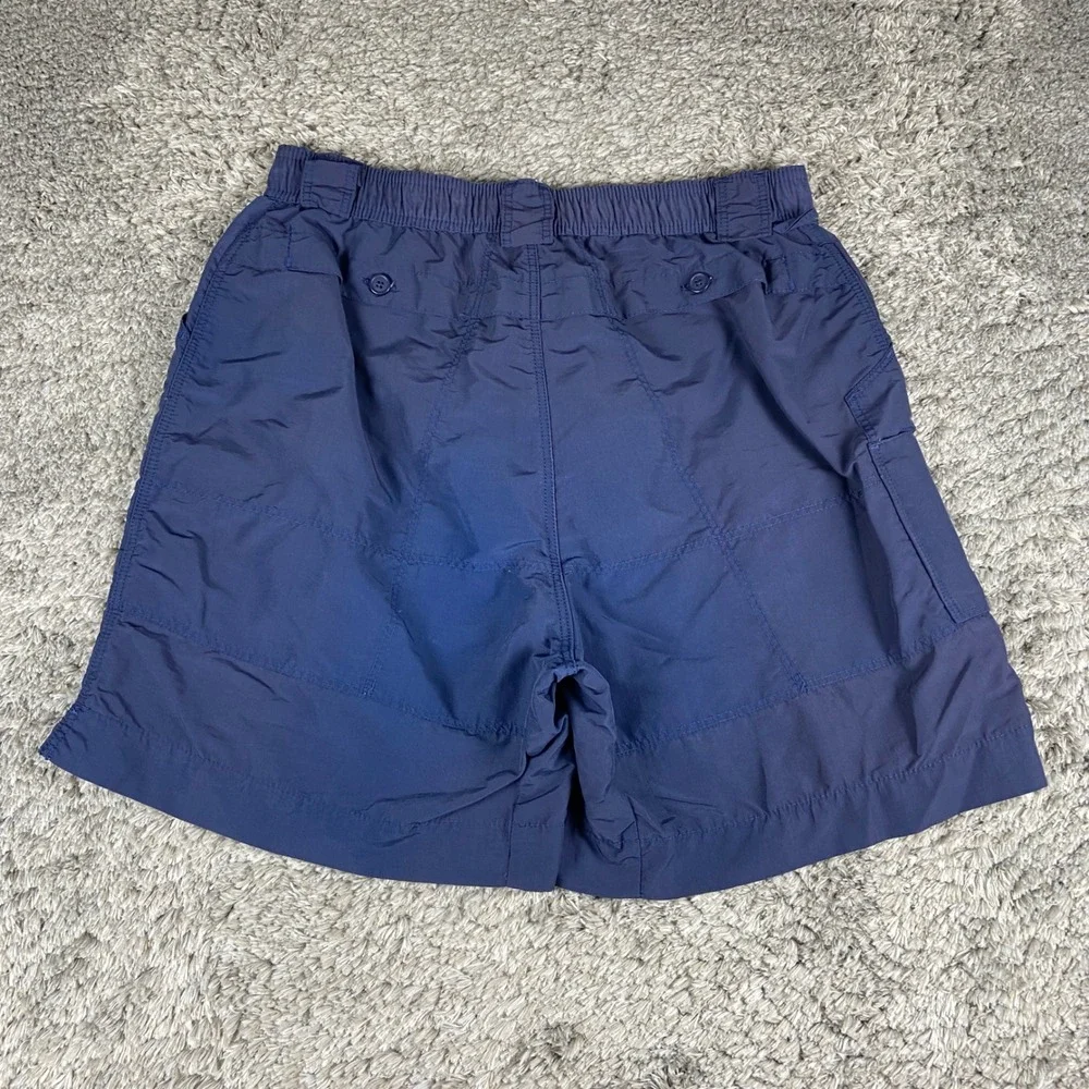 AFTCO Original Fishing Shorts Mens 36 Blue M01 Cargo Utility Angler Gorpcore